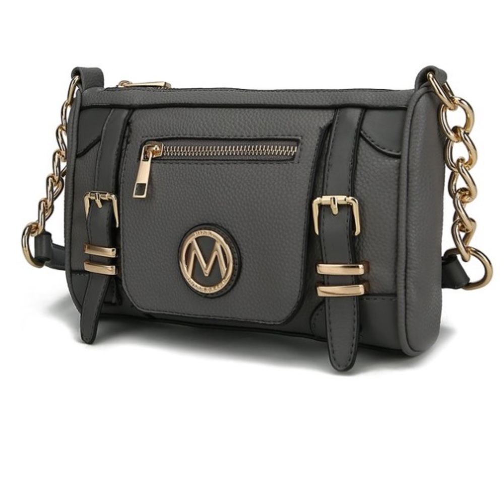 Grey Tru Crossbody Bag